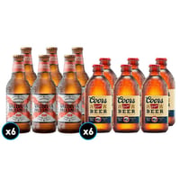 PACK KUNSTMANN (Pale Lager) - COORS: 6x Cerveza Kunstmann Valdivia Pale Lager Botella 330cc + 6x Cerveza Coors Original Botella 355cc