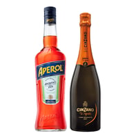 Pack Licor Aperol 750cc + Espumante Cinzano To Spritz 750cc