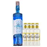 Pack Licor Litmus + 4 Aguas Tónica Britvic