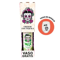 Pack Licor Mex Crema de Melón con Tequila 15° 700cc + Vaso de Regalo