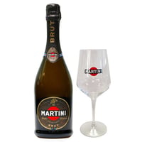 Pack Martini + Vaso: 1x Espumante Martini Brut 750cc + Copa Martini