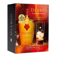 Pack Pisco Diablo Especial 700cc + Vaso