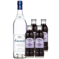 Pack Pisco Lapostolle Blanco + 4 Original Cola Franklin&Sons