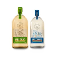 Pack Pisco Malpaso 35° Botella 1lt + Pedro Jiménez Botella 750cc