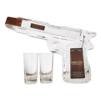 Pack Pisco Violento Transparente 40˚ - 225ml + 2 Vasos Shot
