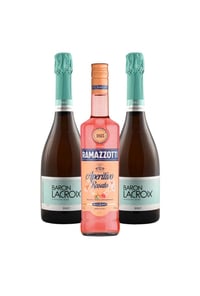 Pack Ramazzotti + 2 Espumante Baron Lacroix Brut