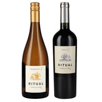 PACK RITUAL N°2: 1x Vino Ritual Chardonnay 750cc + 1x Vino Ritual Merlot 750cc