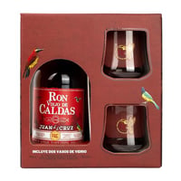 Pack Ron Viejo de Caldas 5 Años 700cc 40°alc + 2 vasos