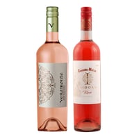 PACK ROSÉ: 1x Vino Veramonte Reserva Rosé Pinot Noir Orgánico 750cc + 1x Vino Cousiño-Macul Isidora Rosé 750cc
