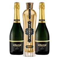 PACK SAINT GERMAIN - VIÑAMAR: 1x Saint Germain Licor de Flores de Sauco 750cc + 2x Espumante Viñamar Charmat Brut 750cc