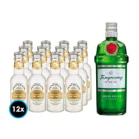 PACK TANQUERAY FENTIMANS (Tonic Water): Gin Tanqueray 700cc 47.3ºalc. + 12x Bebida Premium Fentimans Tonic Water 200cc
