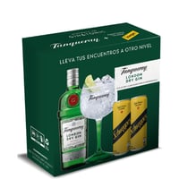 Pack Tanqueray London 700cc + Copa + 2 Schweppes SA