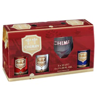 Pack Trilogía Cerveza Belga Chimay - 330cc + Copa
