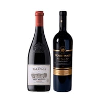 Pack Vino Tarapaca Gran Rsva Carme + Montefranco E. Negra CS 750cc