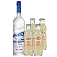 Pack Vodka Grey Goose + 4 Ginger Beer Franklin&Sons