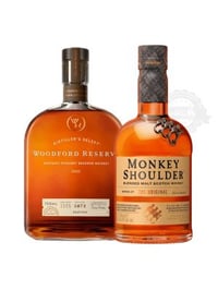 Pack Whisky Monkey Shoulder 700 Ml + Woodford Reserve 750 Ml