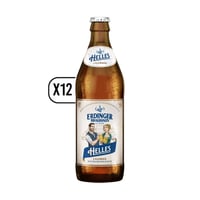 Pack X12 Erdinger Brauhaus Helles Lagerbier 500ml
