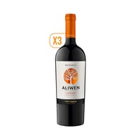 Pack X3 Vino Aliwen Carmenere 750cc