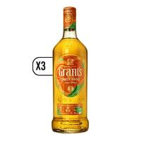 Pack X3 Whisky Grant's Summer Orange 750cc