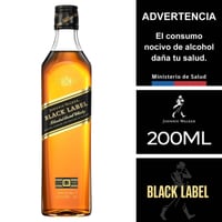 Petaca Whisky Johnnie Walker - Black Label - 200ml