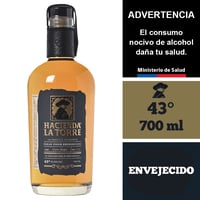 Pisco Hacienda La Torre Envejecido 43° 700 Ml.