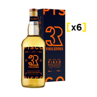 Pisco Tres Erres 40° Botella 750cc X6
