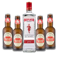 Promo Gin Beefeater 750ml + 4 Fentimans Ginger Beer 200ml