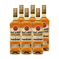 Ron Bacardi Oro Dorado Botella 750cc X6