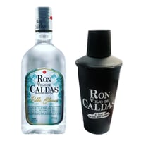 Ron Viejo de Caldas Blanco 700ml + Shaker