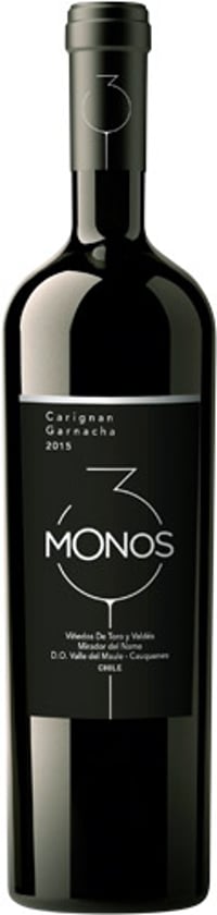 Viña 3 Monos Carignan/garnacha Mirador Del Name Cauquenes 2016