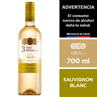 Vino 120 3 Medallas Sauvignon Blanc 700 Ml