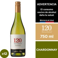 Vino 120 Reserva Especial Chardonnay 12 X 750 Ml.
