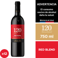 Vino 120 Reserva Especial Red Blend 12 X 750 Ml.