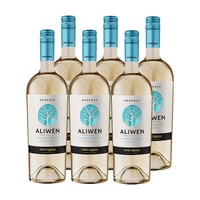 Vino Aliwen Sauvignon Blanc Botella 750cc X6