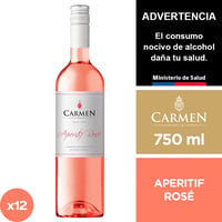 Vino Carmen Aperitif Rosé 12 X 750 Ml.