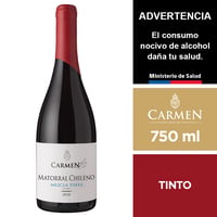 Vino Carmen Do Matorral Tinto 750 Ml.