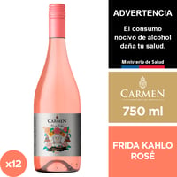 Vino Carmen Reserva Frida Kahlo Rosé 12 X 750 Ml.