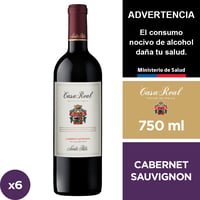Vino Casa Real Escudo De Familia Cabernet Sauvignon 6 X 750 Ml.