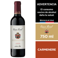Vino Casa Real Escudo De Familia Carmenere Gran Reserva 750 Ml.