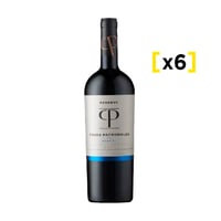 Vino Casas Patronales Reserva Merlot Botella 750cc X6