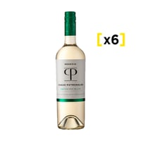 Vino Casas Patronales Reserva Sauvignon Blanc Botella 750cc X6