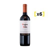 Vino Casillero Del Diablo Carmenere Botella 750cc X6