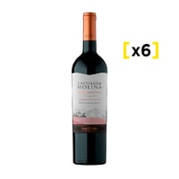 Vino Castillo De Molina Gran Reserva Cabernet Sauvignon Botella 750cc X6