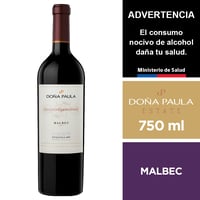 Vino Doña Paula Selección De Bodega Malbec 750 Ml.