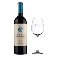 Vino Marqués de Casa Concha Carmenere 750cc + Copa de Regalo