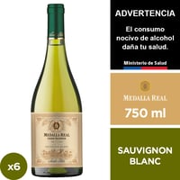 Vino Medalla Real Gran Reserva Sauvignon Blanc 6 X 750 Ml.