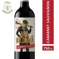Vino Orgánico Mr Wildman Reserva Cabernet Sauvignon 750 cc