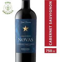 Vino Orgánico Novas Gran Reserva Cabernet Sauvignon 750 cc