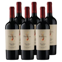 Vino Sutil Gran Reserva Carmenere Botella 750cc X6