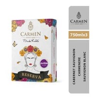 Vinos Carmen Frida Reserva 3 Botellas 12.5° 750 cc